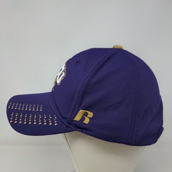 Russell Athletic Men's Strapback Hat Purple Western Carolina Catamounts Logo - Picture 3 of 7